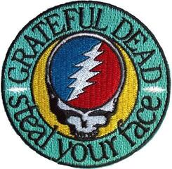 Кръпка / значка Grateful Dead Steal Your Face Text Emblem Iron-On пластир
