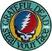 Nášivka / Odznak Grateful Dead Steal Your Face Text Emblem Nažehlovačka