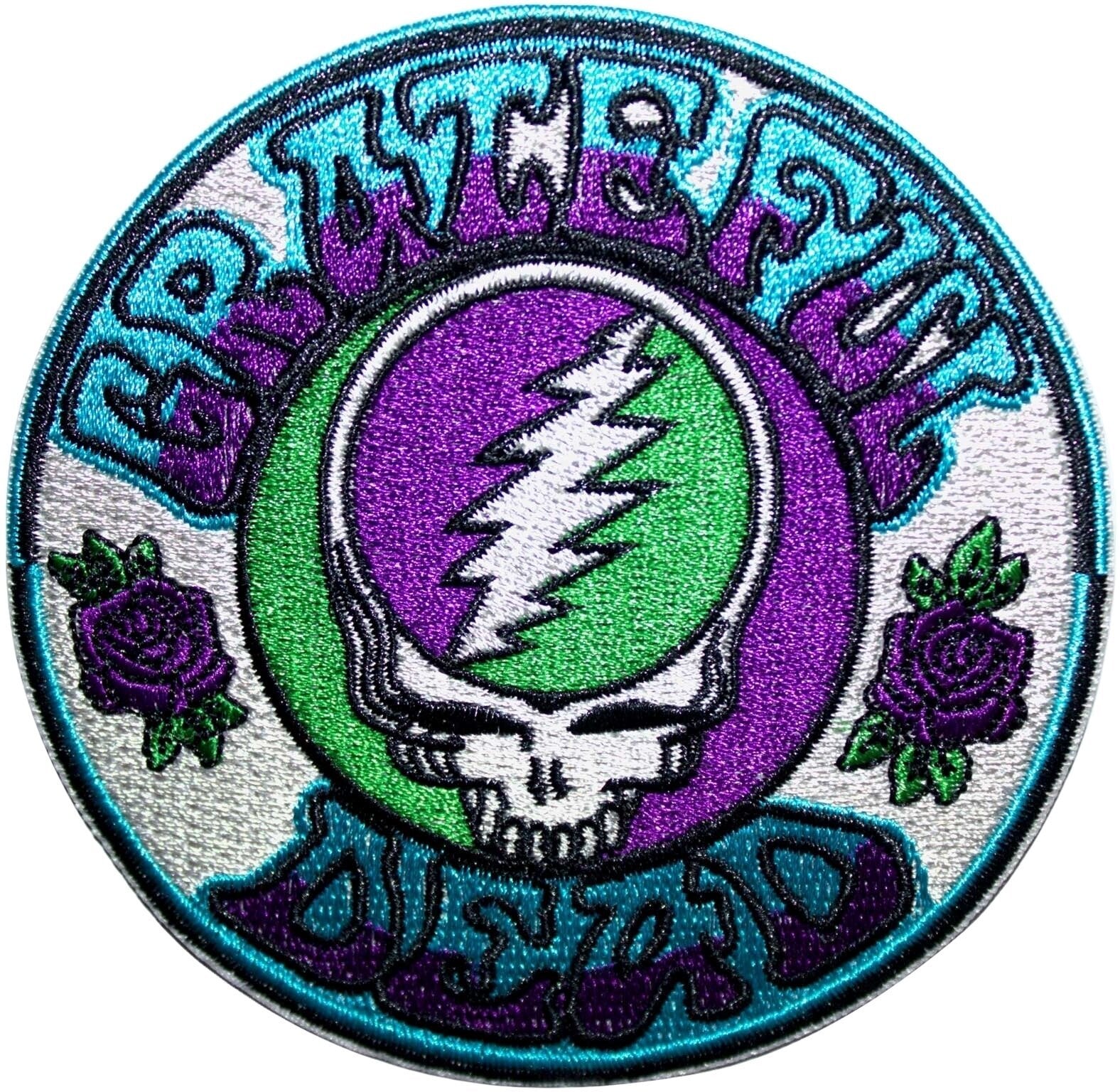 Patch / Badge Grateful Dead Steal Your Face Iron-On Patch