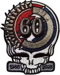 Кръпка / значка Grateful Dead 60th Anniversary Skull Iron-On пластир