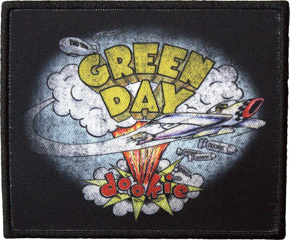 Petice / Insigna Green Day Dookie Plasture de călcat Black