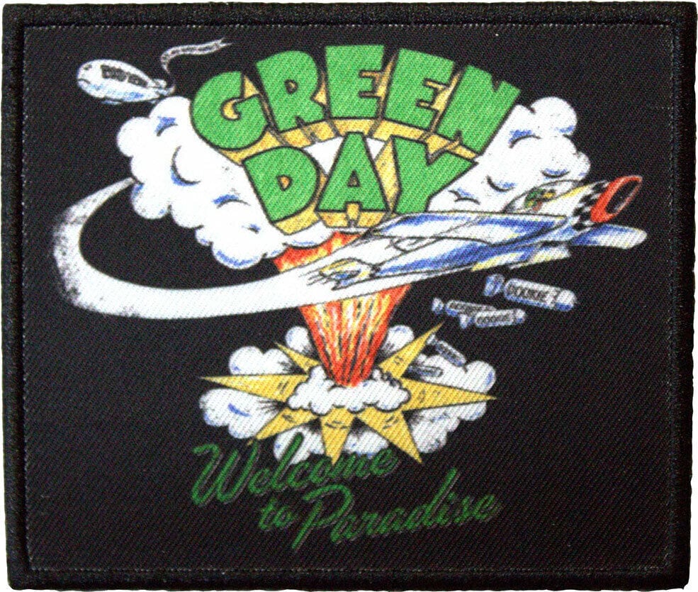 Naszywka / Odznaka Green Day Welcome To Paradise Naszywka do prasowania