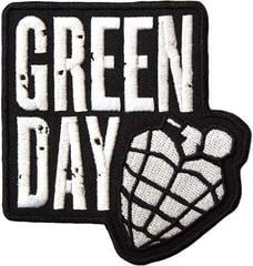 Кръпка / значка Green Day Stacked Logo & Grenade Iron-On пластир