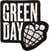 Patch / Badge Green Day Stacked Logo & Grenade Iron-On Patch