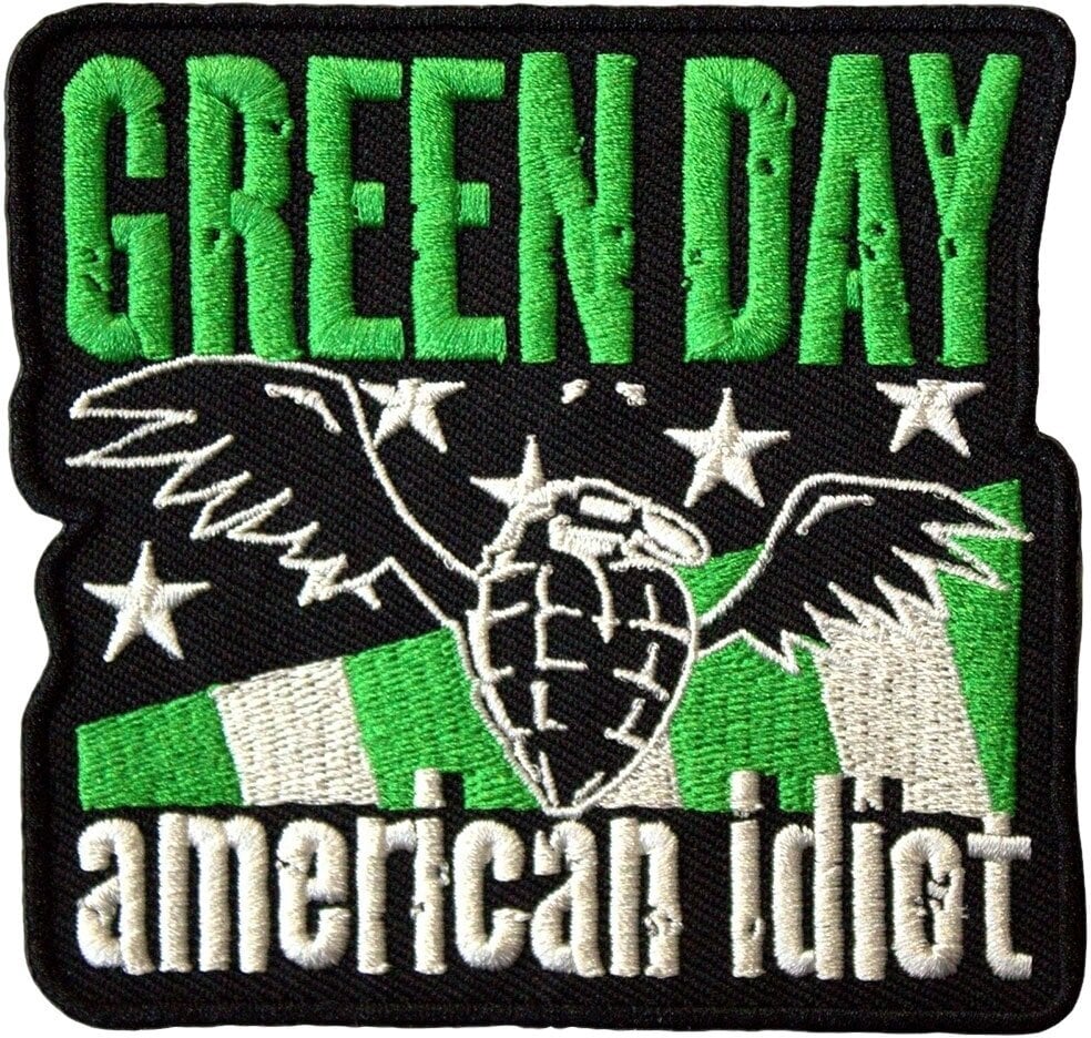 Toppa / Distintivo Green Day American Idiot Wings Toppa termoadesiva