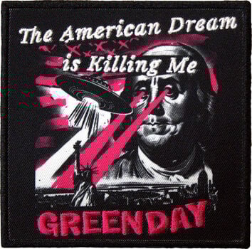 Nášivka / Odznak Green Day American Dream Nažehlovačka - 1