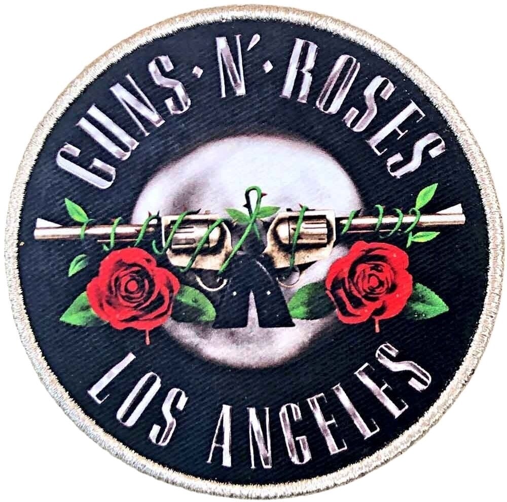 Patch / Badge Guns N' Roses Los Angeles Patch thermocollant Silver