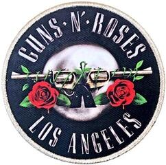 Кръпка / значка Guns N' Roses Los Angeles Iron-On пластир Silver