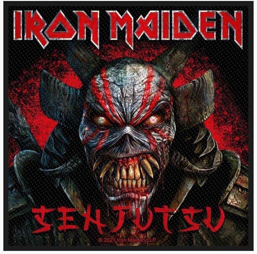 Iron Maiden Senjutsu Back Cover Nášivka