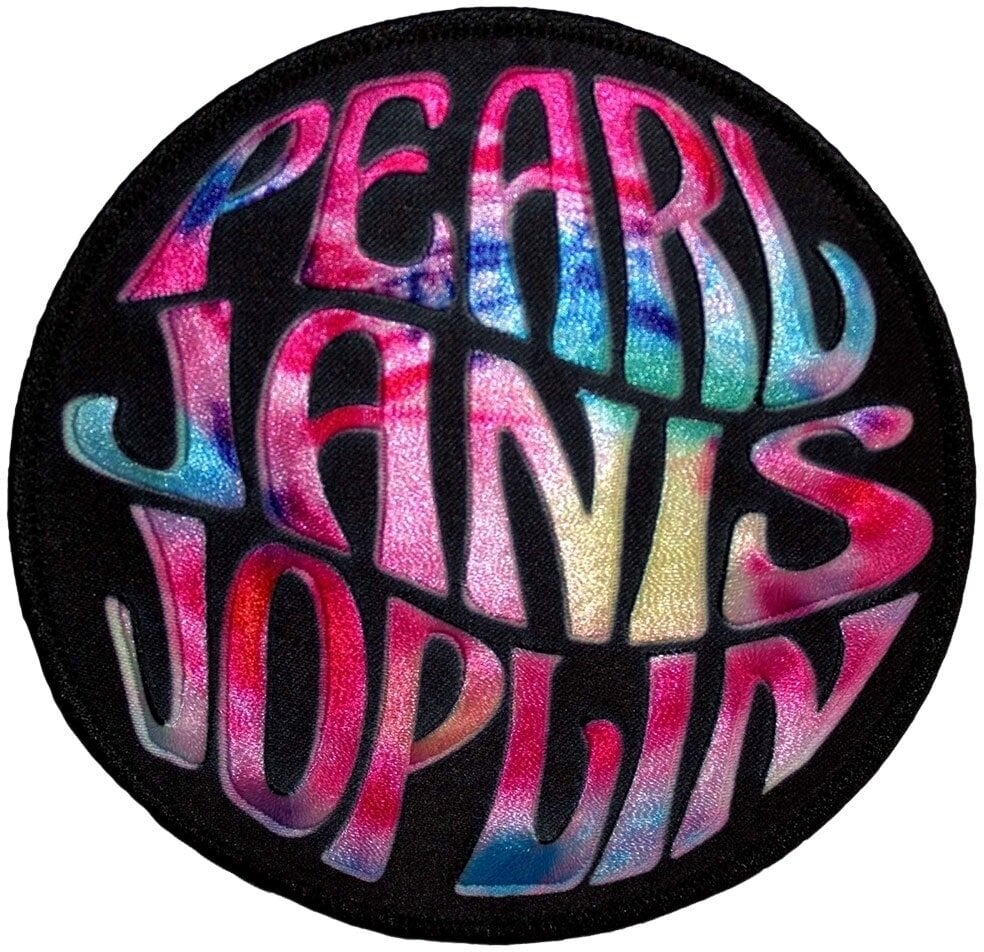 Patch / Jelvény Janis Joplin Pearl Circle Vasalható tapasz
