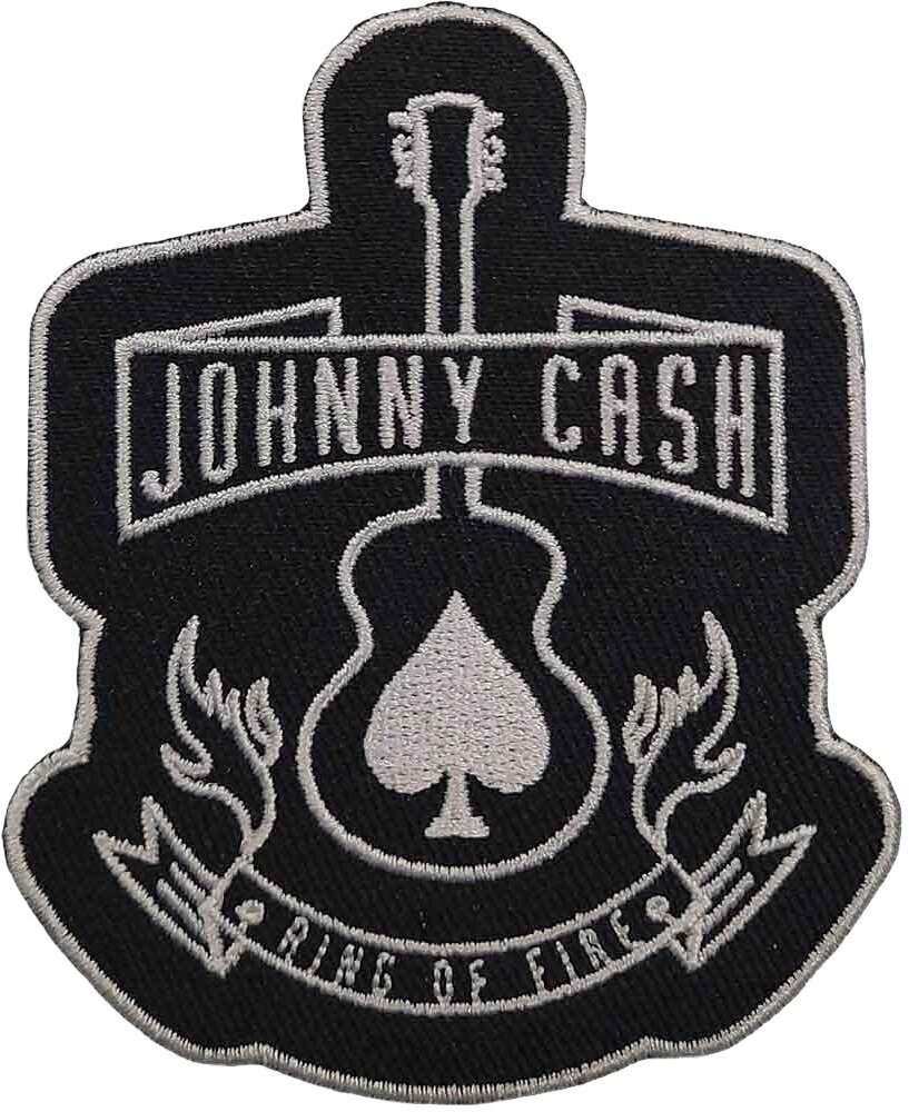 Naszywka / Odznaka Johnny Cash Guitar Naszywka do prasowania