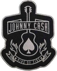 Кръпка / значка Johnny Cash Guitar Iron-On пластир