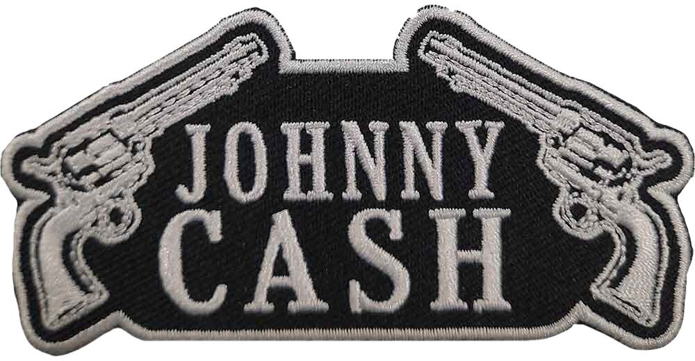 Кръпка / значка Johnny Cash Gun Iron-On пластир