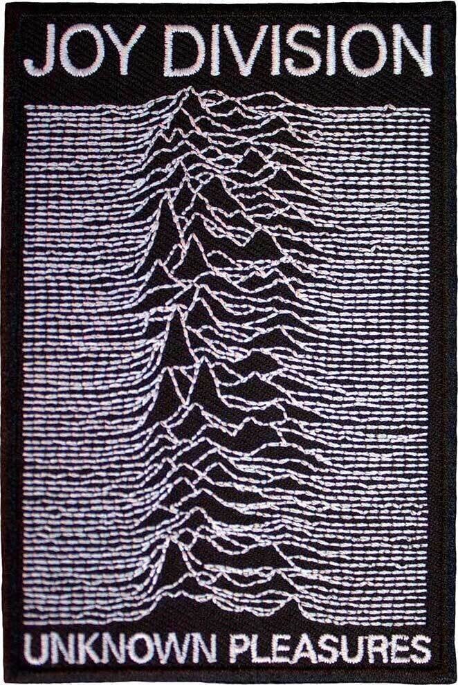 Aufnäher / Abzeichen Joy Division Unknown Pleasures Aufbügler