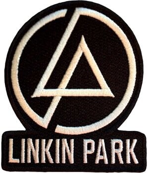 Nášivka / Odznak Linkin Park Concentric Text Logo Nažehlovačka Black - 1