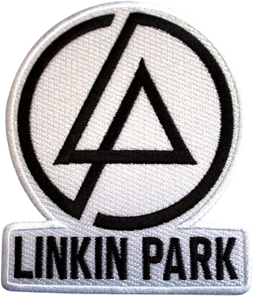 Aufnäher / Abzeichen Linkin Park Concentric Text Logo Aufbügler White