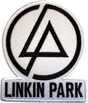 Aufnäher / Abzeichen Linkin Park Concentric Text Logo Aufbügler White - 1
