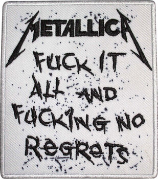 Merkelapp / merke Metallica No Regrets Patch - 1