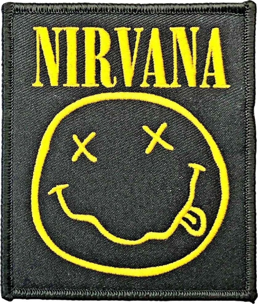 Patch / Badge Nirvana Happy Face Iron-On Patch