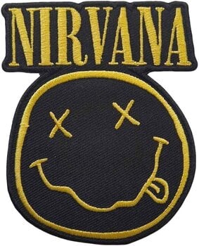 Aufnäher / Abzeichen Nirvana Logo & Happy Face Cut-Out Aufbügler - 1