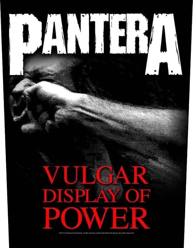 Patch / Badge Pantera Vulgar Display Of Power Sew-On Patch
