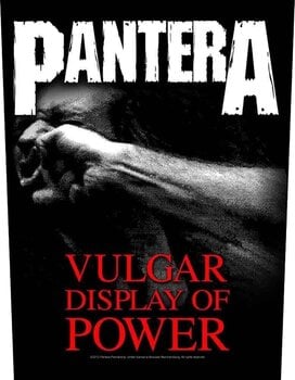 Patch / Badge Pantera Vulgar Display Of Power Sew-On Patch - 1