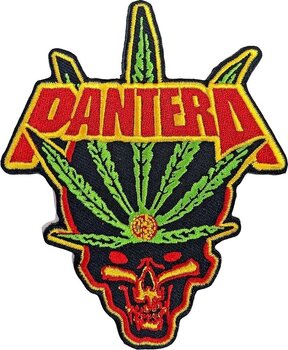 Naszywka / Odznaka Pantera Leaf Skull Naszywka do prasowania - 1