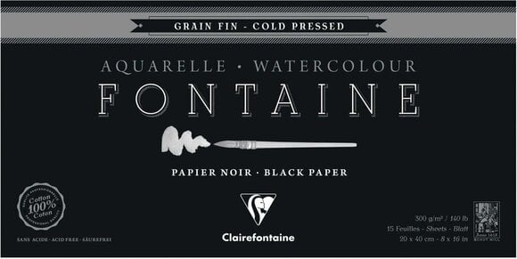 Skizzenbuch Clairefontaine 975304C Skizzenbuch 15 20 x 40 cm 300 g - 1