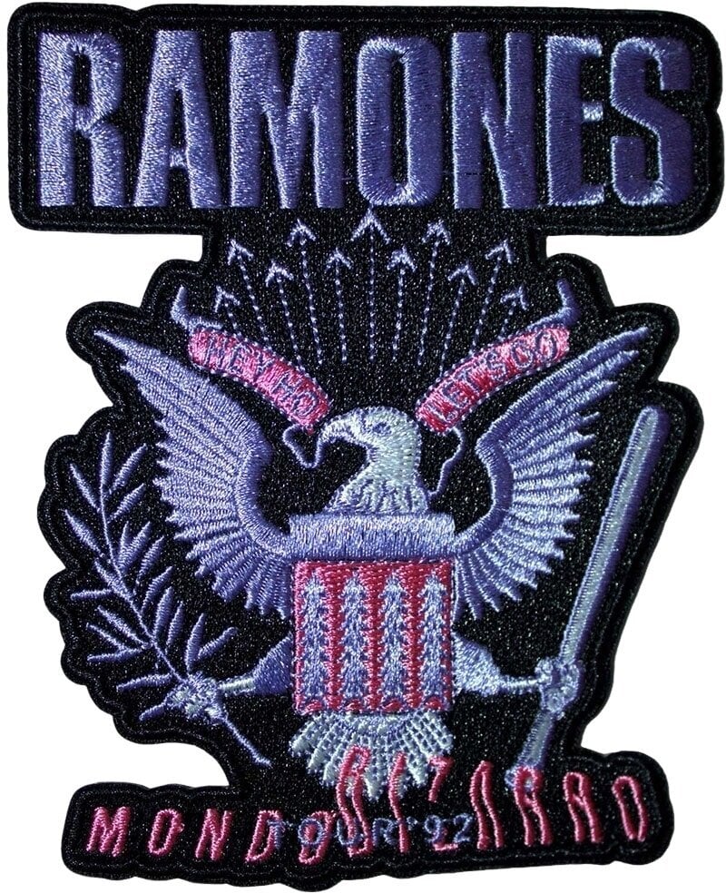Nášivka / Odznak Ramones Mondo Bizarro Nažehlovačka