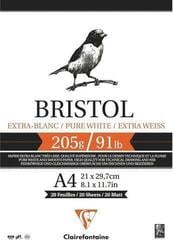 Скицник Clairefontaine Bristol Скицник 20 A4 205 g