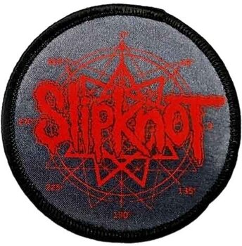 Закрпа / Значка Slipknot Logo & Nonagram Ирон-Он Патцх - 1