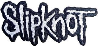 Кръпка / значка Slipknot Cut-Out Logo Black Border Iron-On пластир Black
