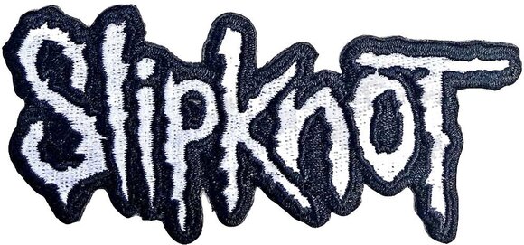 Nášivka / Odznak Slipknot Cut-Out Logo Black Border Nažehlovačka Black - 1