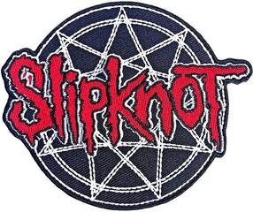 Кръпка / значка Slipknot Red Logo Over Nonogram Iron-On пластир