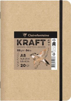 Skizzenbuch Clairefontaine 975937C Skizzenbuch 20 A5 115 g - 1
