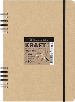 Carnete de Schițe Clairefontaine 975941C Caiet de schițe 80 A4 115 g - 1
