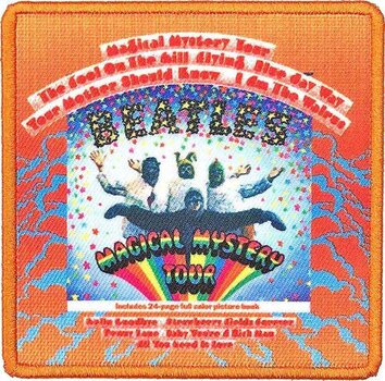 Patch / Badge The Beatles Magical Mystery Tour Album Cover Strijkpatch - 1