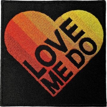 Aufnäher / Abzeichen The Beatles Love Me Do Gradient Heart Aufbügler - 1