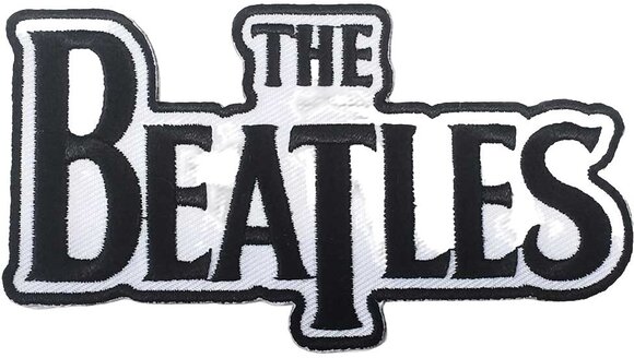 Toppa / Distintivo The Beatles Drop T Logo Die-Cut Black On White Toppa termoadesiva - 1