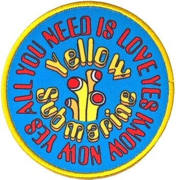 Patch / Badge The Beatles Yellow Submarine AYNIL Circle Patch à coudre - 1