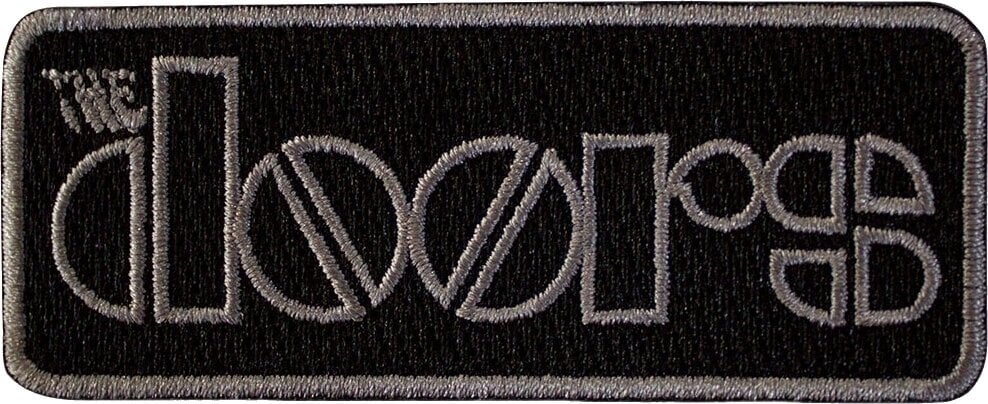 Nášivka / Odznak The Doors Bordered Logo Nažehlovačka