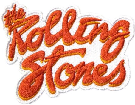 Patch / merkki The Rolling Stones Orange Logo Silitettävä laastari - 1