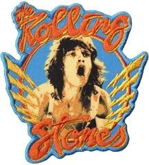 Naszywka / Odznaka The Rolling Stones Mick & Orange Logo Naszywka do prasowania