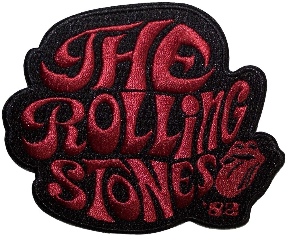 Parche / Insignia The Rolling Stones Swirl Logo '82 Parche termoadhesivo