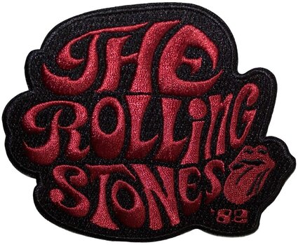 Parche / Insignia The Rolling Stones Swirl Logo '82 Parche termoadhesivo - 1