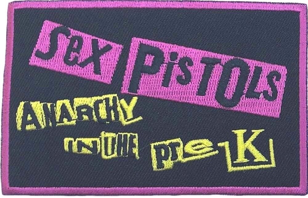 Кръпка / значка Sex Pistols Anarchy In The Pre-UK Iron-On пластир