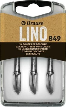 Nožek za linorez Brause 300849B Komplet pik za lino 3 kos - 1