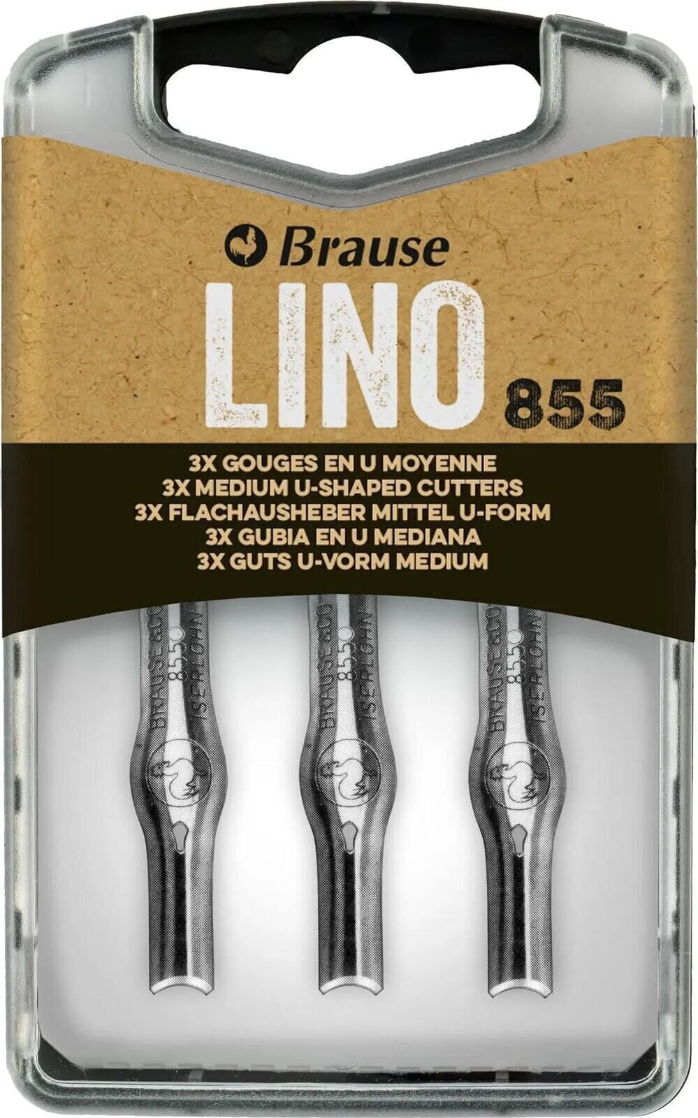 Linokaiverrin Brause 300855B Patiosarja linolle 3 kpl