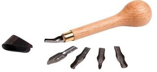 Narzędzie do rzeźbienia w linorycie Brause 891B Zestaw pików do lino Natural