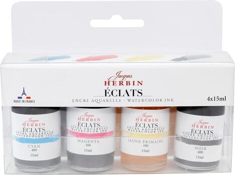 Ink Jacques Herbin Eclats Drawing Ink 4 x 15 ml - 1
